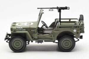 Jeep Willys MB US Army D-Day 1944 Norev 1:18 189016 Metalli — kuva 4 / 10