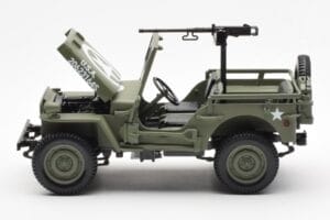 Jeep Willys MB US Army D-Day 1944 Norev 1:18 189016 Metalli — kuva 6 / 10