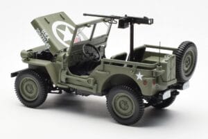Jeep Willys MB US Army D-Day 1944 Norev 1:18 189016 Metalli — kuva 7 / 10