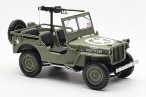 Jeep Willys MB US Army D-Day 1944 Norev 1:18 189016 Metalli — kuva 8 / 10