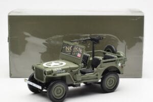 Jeep Willys MB US Army D-Day 1944 Norev 1:18 189016 Metalli — kuva 10 / 10