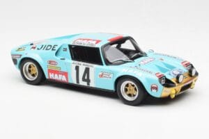 Jide 1600S Gr.4 #14 J. Ragnotti / Jaubert Criterium des Cevennes 1972 Otto 1:18 OT287 Hartsi — kuva 4 / 6