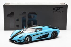 Koenigsegg Regera Baby Sininen GT Spirit 1:18 GT881 Hartsi — kuva 6 / 6