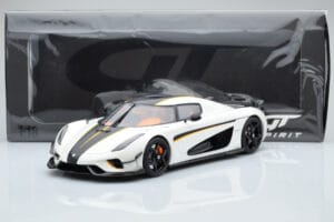 Koenigsegg Regera Valkoinen GT Spirit 1:18 GT391 Hartsi — kuva 5 / 5