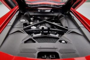 Lamborghini Aventador LP700-4 Andromeda Punainen AUTOart 1:18 74669 Metalli — kuva 9 / 10