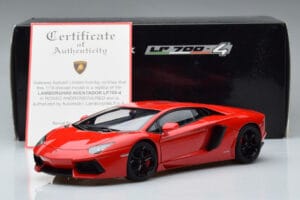 Lamborghini Aventador LP700-4 Andromeda Punainen AUTOart 1:18 74669 Metalli — kuva 10 / 10
