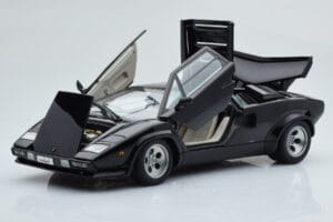 Lamborghini Countach LP5000S Musta AUTOart 1:18 74533 Metalli — kuva 2 / 10