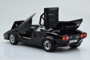 Lamborghini Countach LP5000S Musta AUTOart 1:18 74533 Metalli — kuva 3 / 10