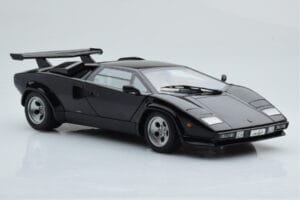 Lamborghini Countach LP5000S Musta AUTOart 1:18 74533 Metalli — kuva 6 / 10