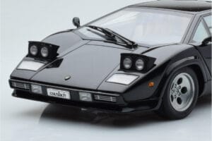 Lamborghini Countach LP5000S Musta AUTOart 1:18 74533 Metalli — kuva 8 / 10