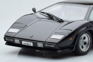 Lamborghini Countach LP5000S Musta AUTOart 1:18 74533 Metalli — kuva 9 / 10