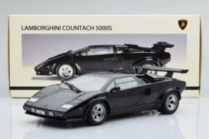 Lamborghini Countach LP5000S Musta AUTOart 1:18 74533 Metalli — kuva 10 / 10