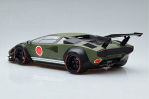 Lamborghini Countach Khyzyl Saleem Huratach GT Spirit 1:18 GT809 Hartsi — kuva 5 / 6