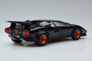 Lamborghini Countach LP500S Walter Wolf Tummansininen Kyosho 1:18 08320D Metalli — kuva 3 / 11