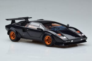 Lamborghini Countach LP500S Walter Wolf Tummansininen Kyosho 1:18 08320D Metalli — kuva 6 / 11