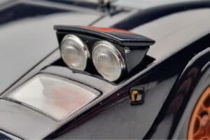 Lamborghini Countach LP500S Walter Wolf Tummansininen Kyosho 1:18 08320D Metalli — kuva 10 / 11