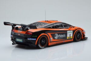 Lamborghini Gallardo LP600+ GT3 Rhinos Leipert Motorsport #12 A. Petrishin / D. Leiper ADAC GT Masters 2011 Minichamps 1:18 1 — kuva 2 / 6