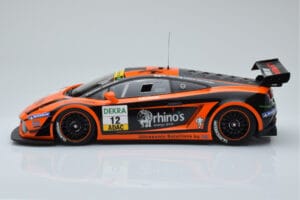 Lamborghini Gallardo LP600+ GT3 Rhinos Leipert Motorsport #12 A. Petrishin / D. Leiper ADAC GT Masters 2011 Minichamps 1:18 1 — kuva 3 / 6