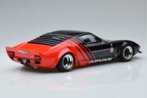 Lamborghini Miura LB Works Liberty Walk Advan GT Spirit 1:18 KJ033 Hartsi — kuva 2 / 6