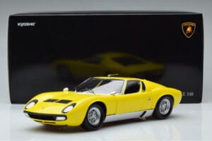 Lamborghini Miura SV Keltainen Kyosho 1:18 08317Y Metalli — kuva 11 / 11