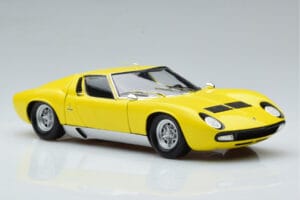 Lamborghini Miura SV Keltainen Kyosho 1:18 08317Y Metalli — kuva 6 / 11
