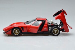 Lamborghini Miura SVR Punainen Kyosho 1:18 08319RBK Metalli — kuva 4 / 9