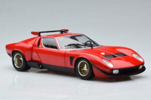 Lamborghini Miura SVR Punainen Kyosho 1:18 08319RBK Metalli — kuva 6 / 9