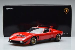 Lamborghini Miura SVR Punainen Kyosho 1:18 08319RBK Metalli — kuva 9 / 9