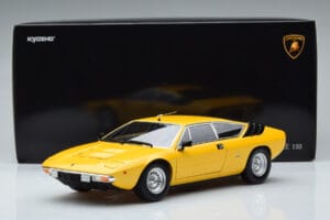 Lamborghini Urraco Keltainen Kyosho 1:18 08446GY Metalli — kuva 10 / 10