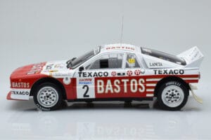Lancia 037 Bastos #2 P. Snijers / D. Colebunders Rally Ypres 1985 IXO 1:18 18RMC136 Metalli — kuva 3 / 6