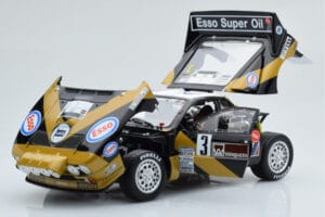 Lancia 037 ESSO #3 F. Tabaton Rally Targa Florio 1985 Kyosho 1:18 08306H Metalli — kuva 2 / 8