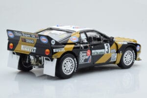 Lancia 037 ESSO #3 F. Tabaton Rally Targa Florio 1985 Kyosho 1:18 08306H Metalli — kuva 4 / 8