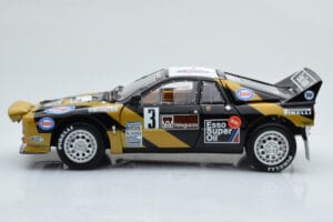 Lancia 037 ESSO #3 F. Tabaton Rally Targa Florio 1985 Kyosho 1:18 08306H Metalli — kuva 5 / 8
