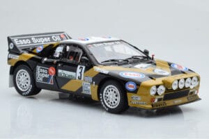 Lancia 037 ESSO #3 F. Tabaton Rally Targa Florio 1985 Kyosho 1:18 08306H Metalli — kuva 6 / 8