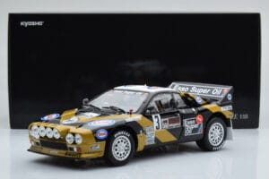 Lancia 037 ESSO #3 F. Tabaton Rally Targa Florio 1985 Kyosho 1:18 08306H Metalli — kuva 8 / 8