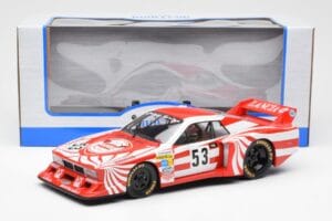 Lancia Beta Montecarlo Gr.5 #53 R. Patrese / E. Cheever 6 Hours of Silverstone 1980 MCG 1:18 MCG18814R Metalli — kuva 6 / 6