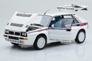 Lancia Delta HF Integrale 6 Valkoinen Kyosho 1:18 08344E Metalli — kuva 2 / 8
