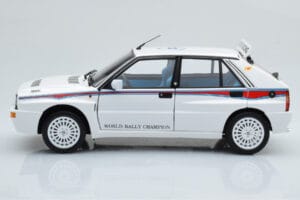 Lancia Delta HF Integrale 6 Valkoinen Kyosho 1:18 08344E Metalli — kuva 5 / 8