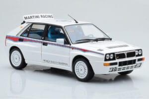 Lancia Delta HF Integrale 6 Valkoinen Kyosho 1:18 08344E Metalli — kuva 6 / 8