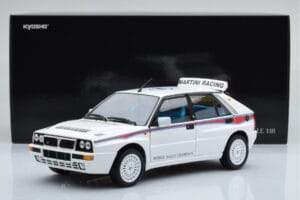 Lancia Delta HF Integrale 6 Valkoinen Kyosho 1:18 08344E Metalli — kuva 8 / 8