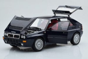 Lancia Delta HF Integrale Club Italia Sininen Kyosho 1:18 08343SC Metalli — kuva 2 / 8