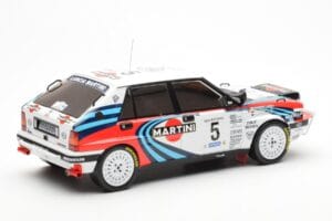 Lancia Delta Integrale 16V #5 J. Kankkunen / J. Piironen Rally Safari 1990 IXO 1:18 18RMC139C Metalli — kuva 2 / 6
