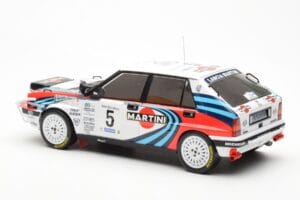 Lancia Delta Integrale 16V #5 J. Kankkunen / J. Piironen Rally Safari 1990 IXO 1:18 18RMC139C Metalli — kuva 5 / 6