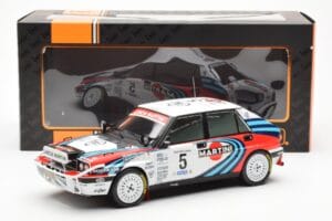 Lancia Delta Integrale 16V #5 J. Kankkunen / J. Piironen Rally Safari 1990 IXO 1:18 18RMC139C Metalli — kuva 6 / 6