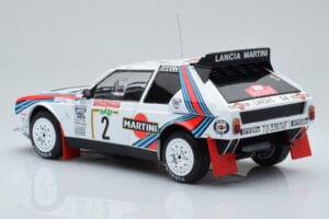 Lancia Delta S4 #2 M. Alen / I. Kivimaki Rally San Remo 1986 IXO 1:18 18RMC130A Metalli — kuva 5 / 6