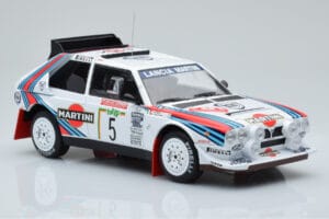 Lancia Delta S4 #5 M. Biasion / T. Siviero Rally San Remo 1986 IXO 1:18 18RMC130B Metalli — kuva 4 / 6