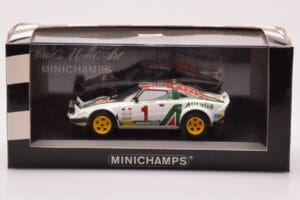 Lancia Stratos #1 S. Munari / S. Maiga Rally Monte Carlo 1977 Minichamps 1:43 430771201 Metalli — kuva 4 / 4