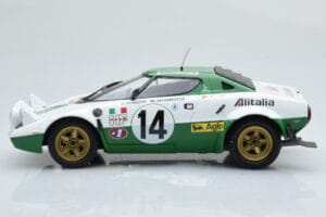 Lancia Stratos Alitalia #14 S. Munari / M. Mannucci Winners Rally Monte Carlo 1975 Minichamps 1:18 155751714 Metalli — kuva 3 / 6