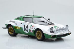 Lancia Stratos Alitalia #14 S. Munari / M. Mannucci Winners Rally Monte Carlo 1975 Minichamps 1:18 155751714 Metalli — kuva 4 / 6