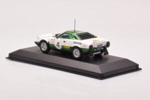 Lancia Stratos Alitalia #4 B. Waldegaard / H. Thorzelius Winner Rally Sweden 1975 Minichamps 1:43 430751204 Metalli — kuva 3 / 4